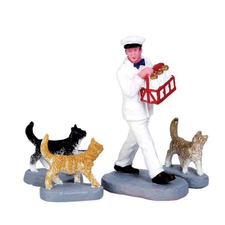 Lemax 72511 Merry Milkman Set of 4 AmagicTree.com