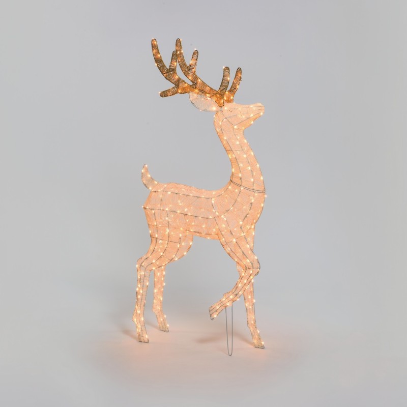 3D reindeer H160cm raised paw LHC 380 LED series AmagicTree.com