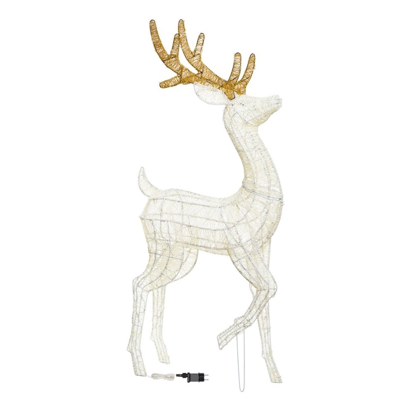 3D reindeer H160cm raised paw LHC 380 LED series AmagicTree.com