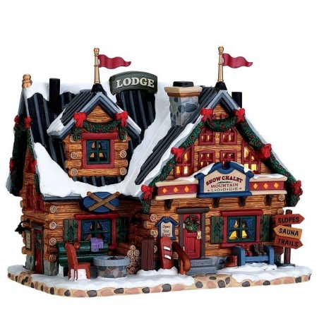 Apres-Ski Lodge With Power Supply Ref. 75201 - Lemax