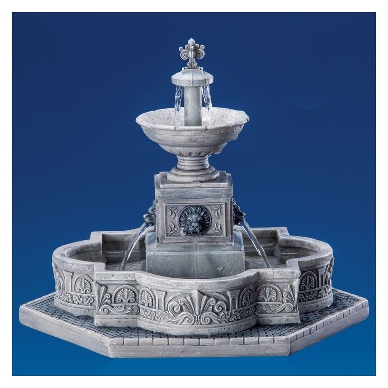 Modular Plaza-Fountain con Alimentatore 4.5V  - Lemax