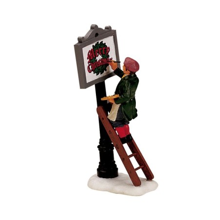 Lemax 12527 Sign Painter AmagicTree.com