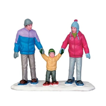 Lemax 52336 Snowshoe Family AmagicTree.com