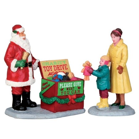 Lemax 52347 A Season of Giving Set of 2 AmagicTree.com