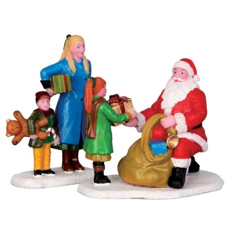 Lemax 42245 Presents From Santa Set of 2 AmagicTree.com