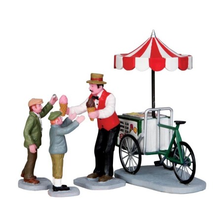 Lemax 32139 Gelato Cart Set of 4 AmagicTree.com