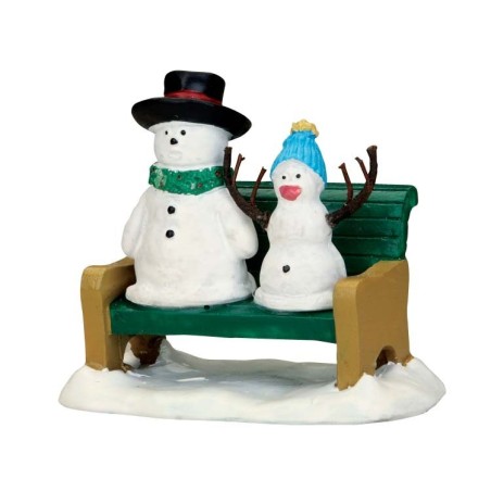 Lemax 52368 Snowdad & Snowbaby AmagicTree.com