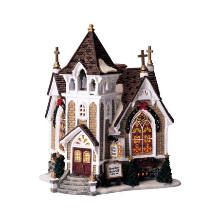 Little River Church With Power Supply Ref. 45069 - Lemax