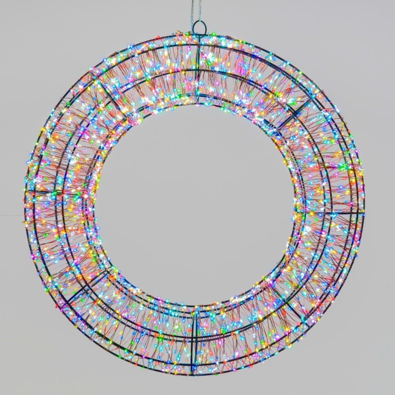 Brown 3D Crown Ø 55cm HDM 3000 MicroLED RGB AmagicTree.com