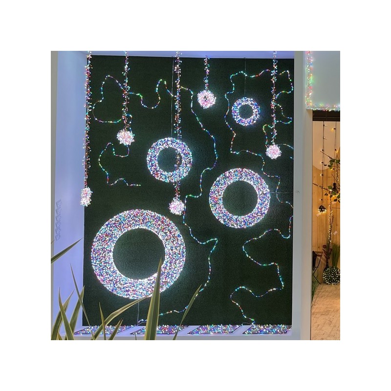 3D Crown Brown Ø 110cm HDM 15000 MicroLED RGB AmagicTree.com