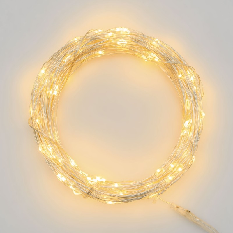 String light 14m, 140 WARM WHITE MicroLEDs AmagicTree.com