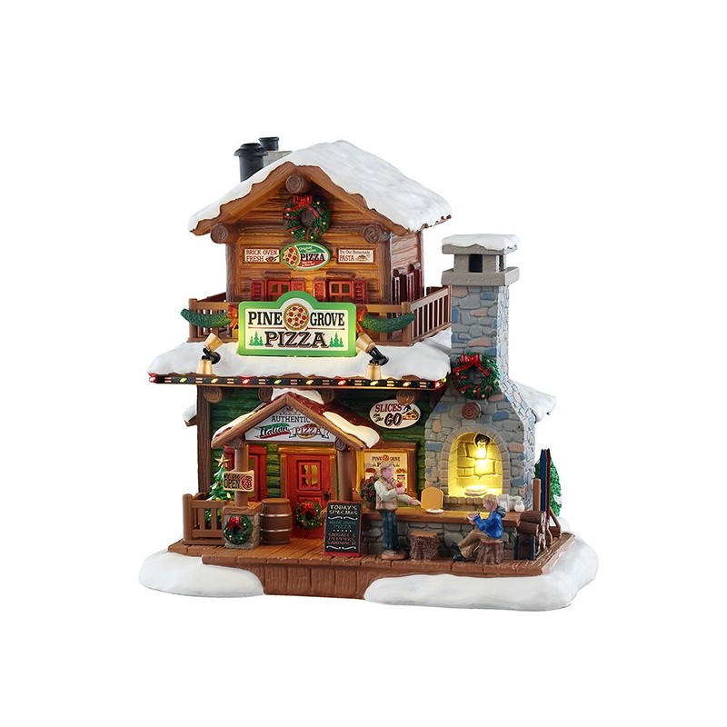 Pine Grove Pizza B/O 4.5V Ref. 55322 - Lemax