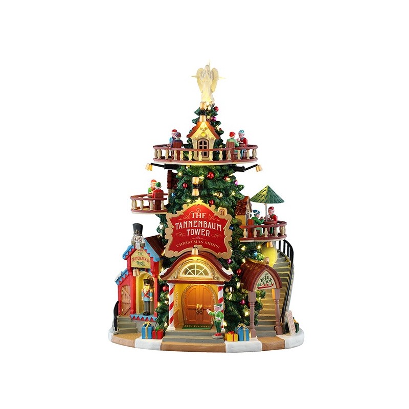 The Tannenbaum Tower Christmas Shops Cod. 55311 - Lemax
