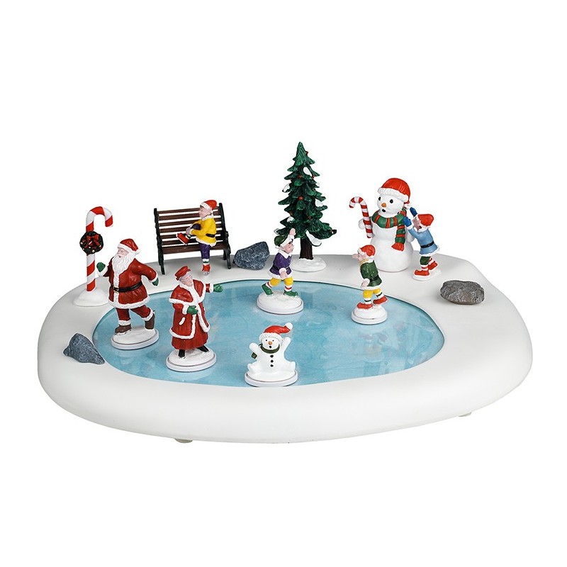 Northern Lights Skating Pond B/O 4.5V Ref. 44363 - Lemax