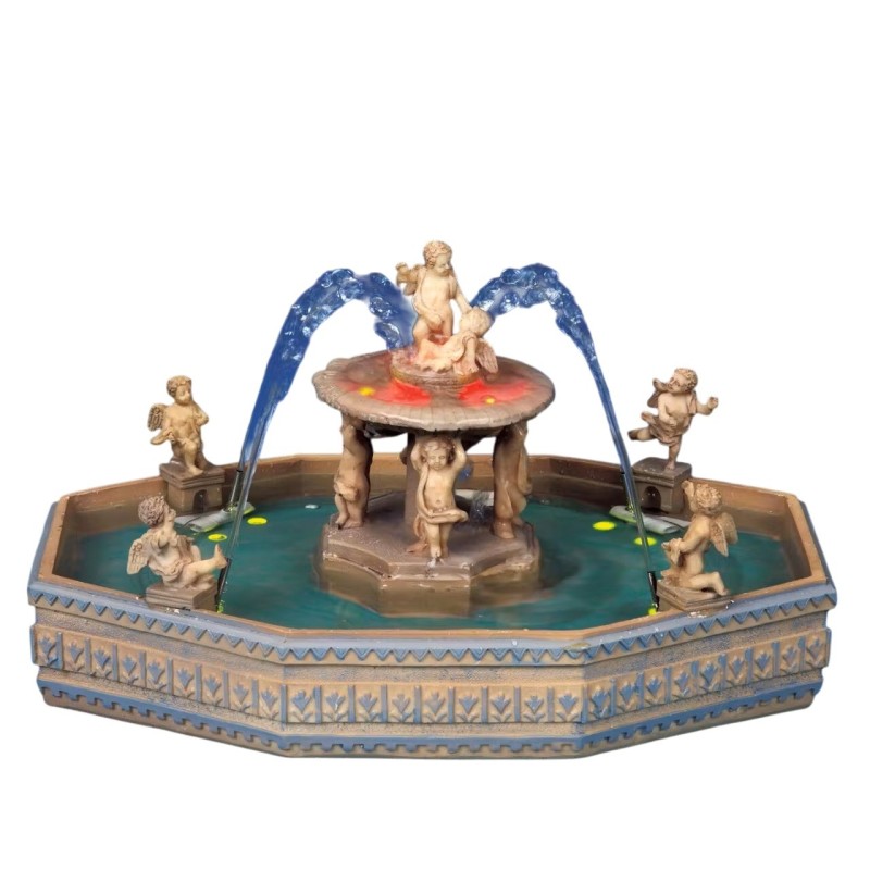 Lighted Village Square Fountain Cod. 14663 - Lemax