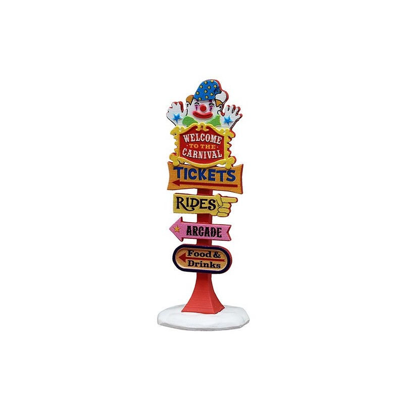 Carnival Welcome Sign Cod. 54465 - Lemax