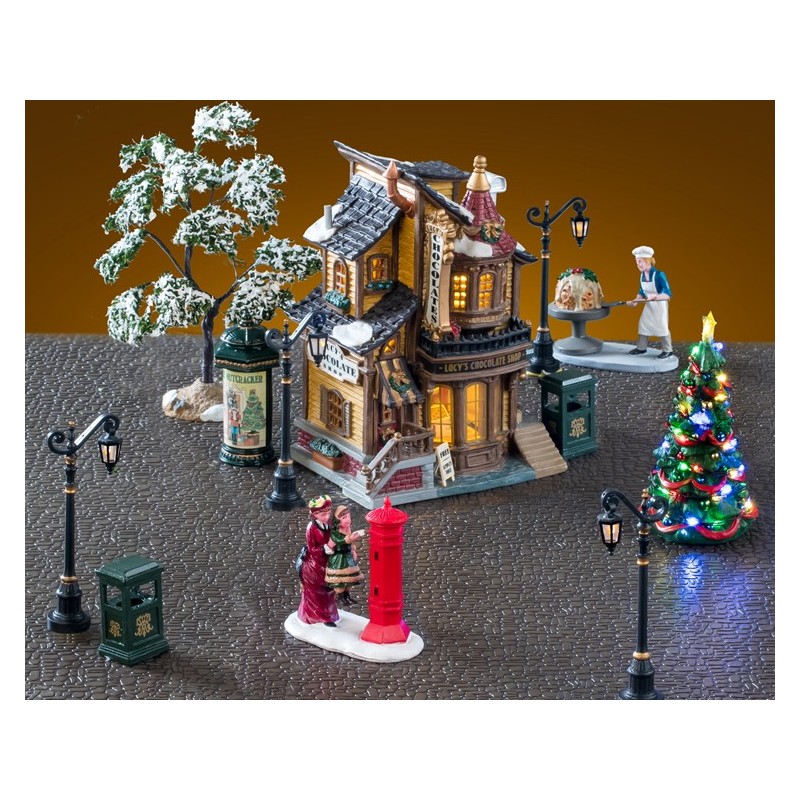 Lucy'S Chocolate Shop Set Cod. 56677 - Lemax