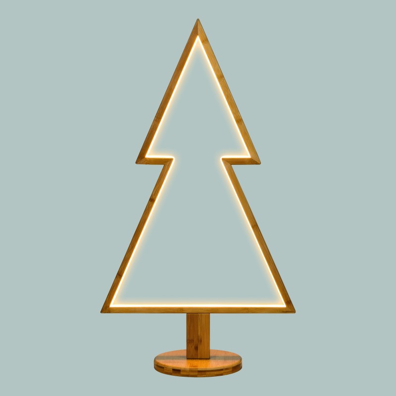 Fir Christmas Tree with Base H90cm WARM WHITE LED AmagicTree.com