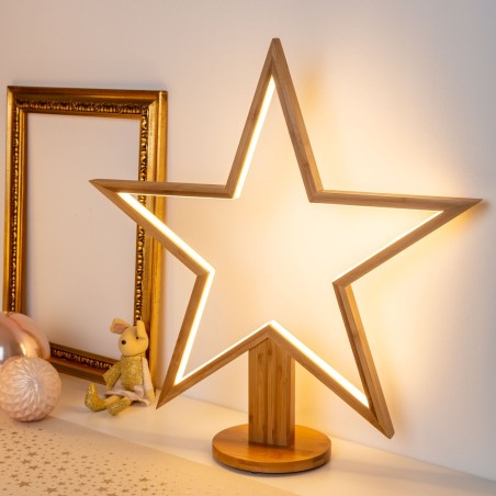 Star with Base H55cm WARM WHITE LED AmagicTree.com