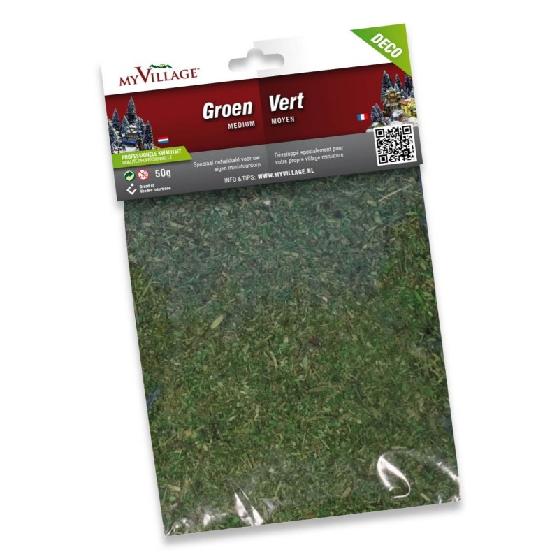 Medium Grain Green Decorative Material MyVillage