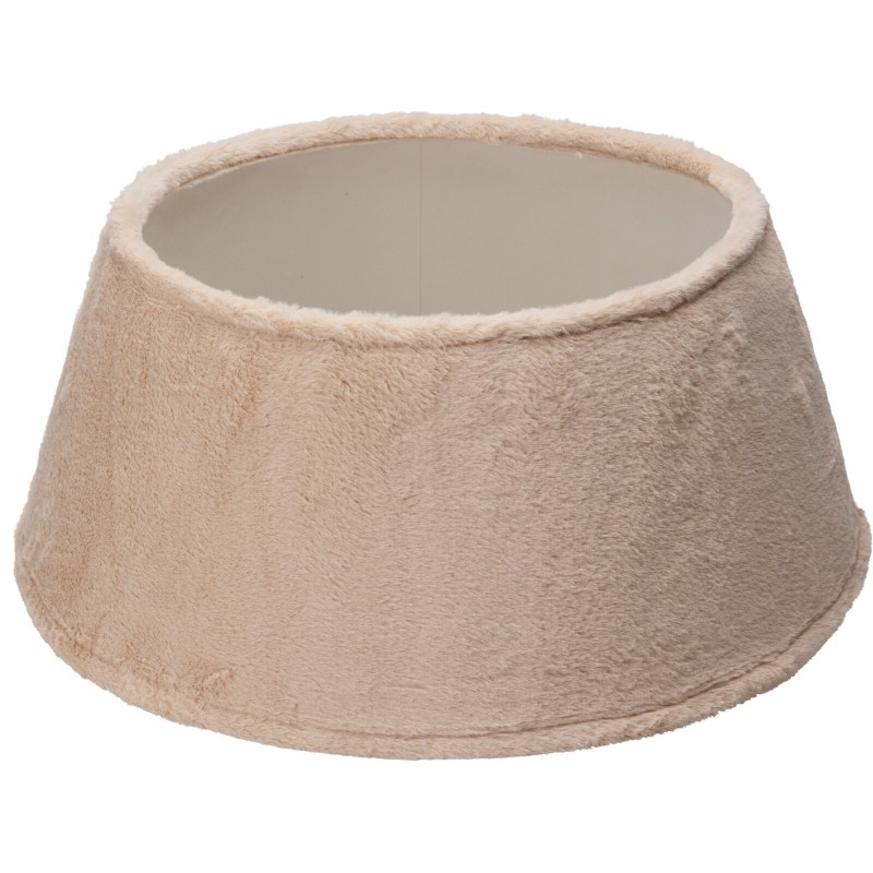 Beige Faux Fur Christmas Tree Cover 55Cm
