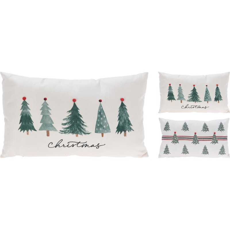 Christmas Tree Decorative Cushion 30X50 Cm. Single Piece