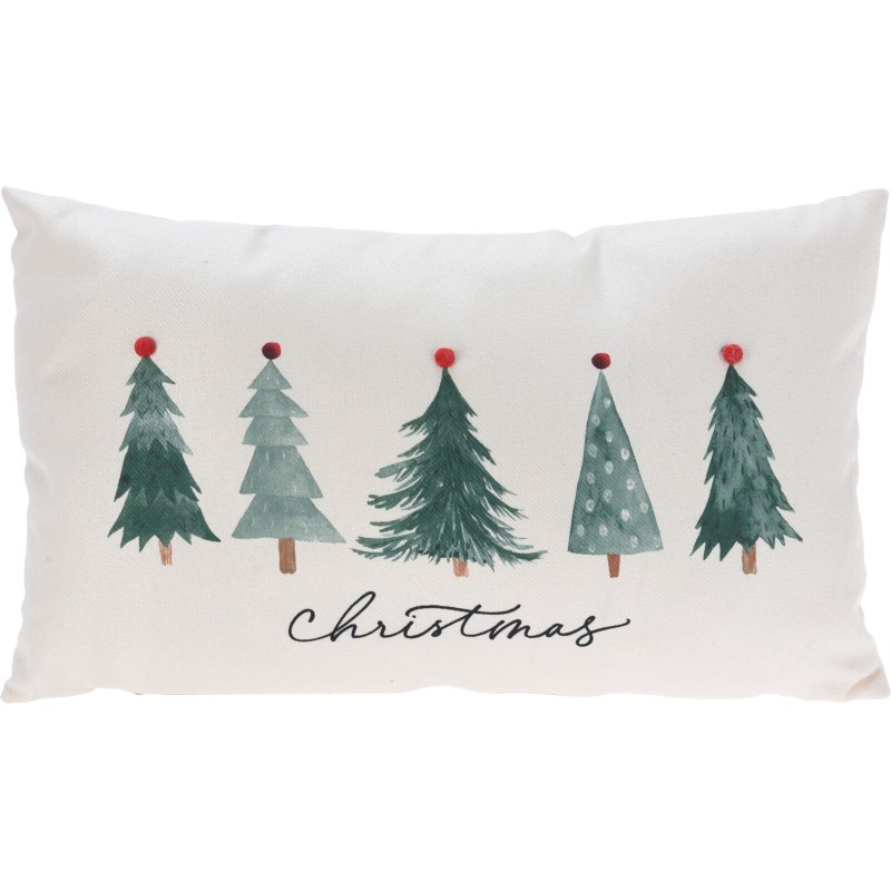 Christmas Tree Decorative Cushion 30X50 Cm. Single Piece