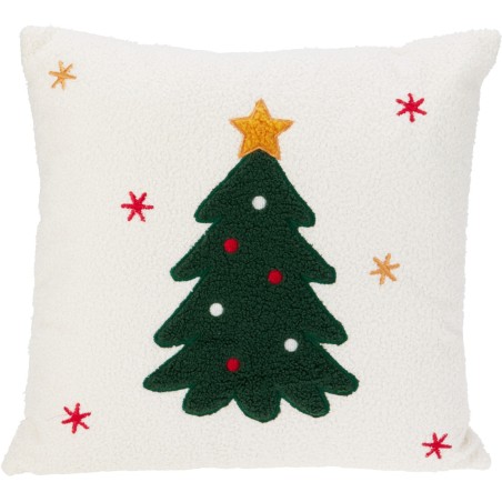 Christmas Teddy Bear Decorative Cushion 45X45 Cm. Single Piece