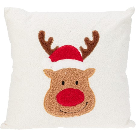 Christmas Teddy Bear Decorative Cushion 45X45 Cm. Single Piece
