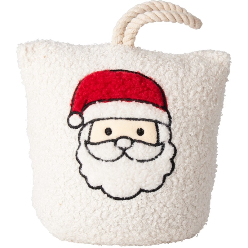 Teddy Christmas Doorstop. Single Piece