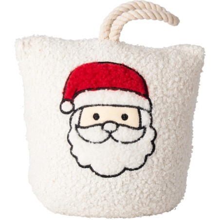 Teddy Christmas Doorstop. Single Piece