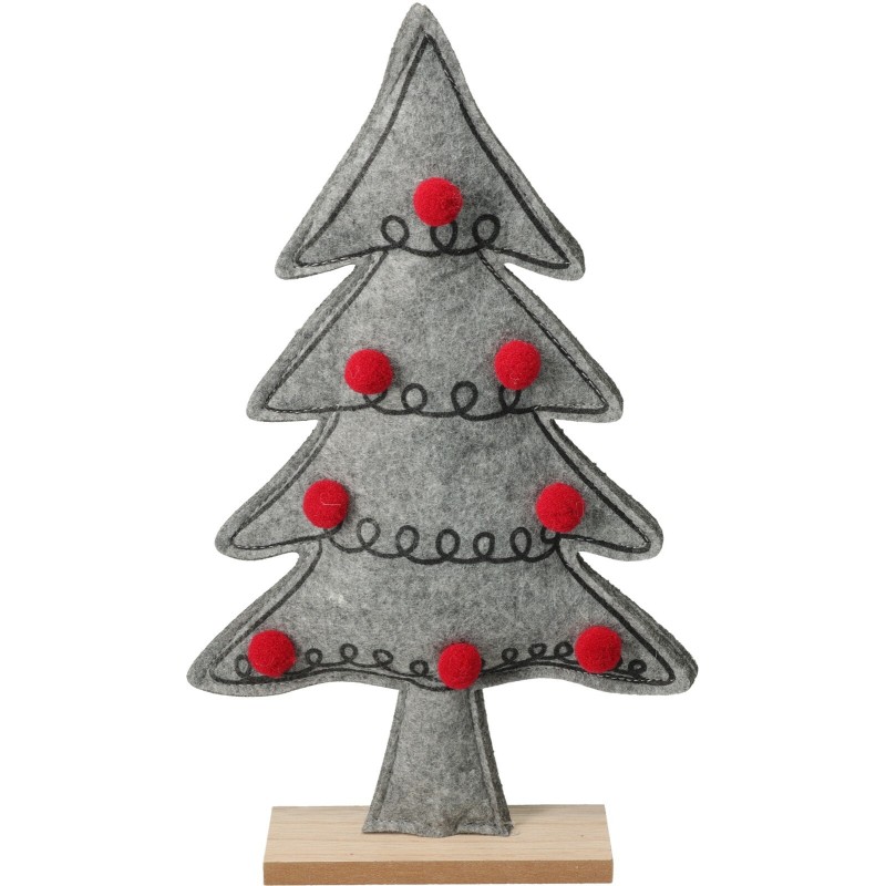 34Cm Felt Christmas Tree, Single Piece