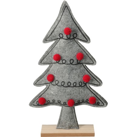 34Cm Felt Christmas Tree, Single Piece