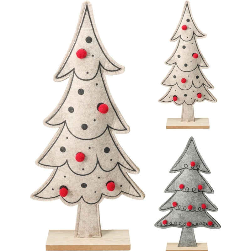 42Cm Felt Christmas Tree. Single Piece