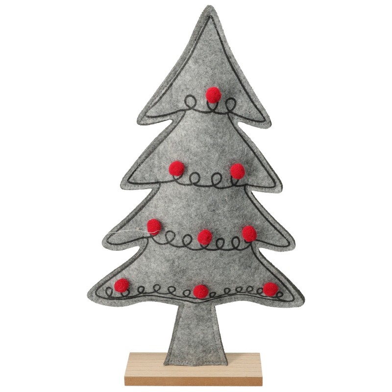 42Cm Felt Christmas Tree. Single Piece