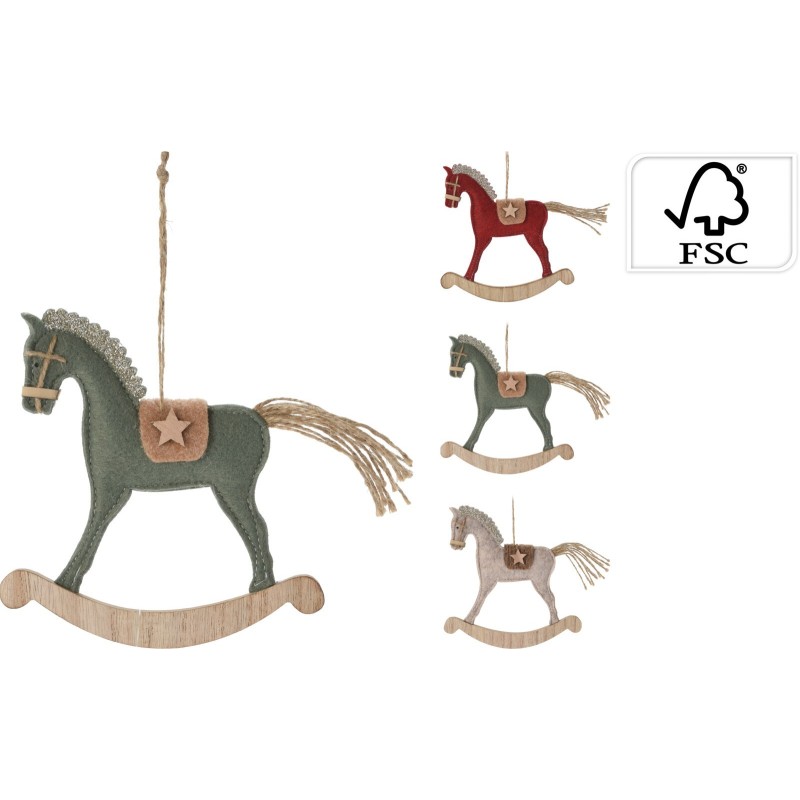 Rocking Horse 15 Cm. Single Piece