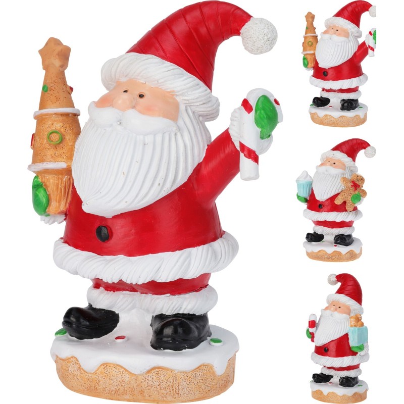 Resin Santa Claus 10X14 Cm. Single Piece