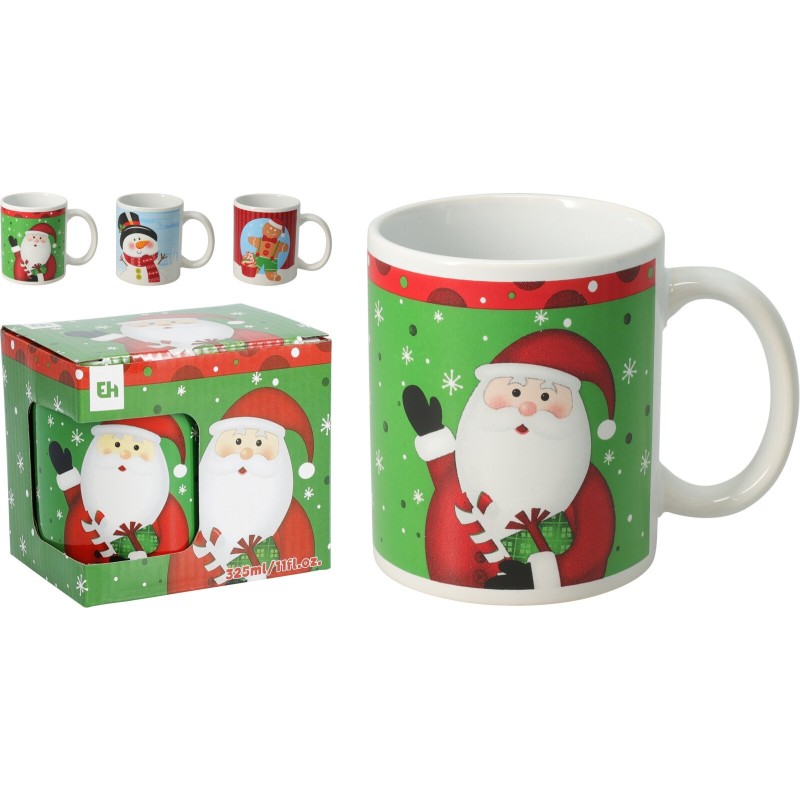 Tazza di Natale in Ceramica 325 ml. Pezzo Singolo