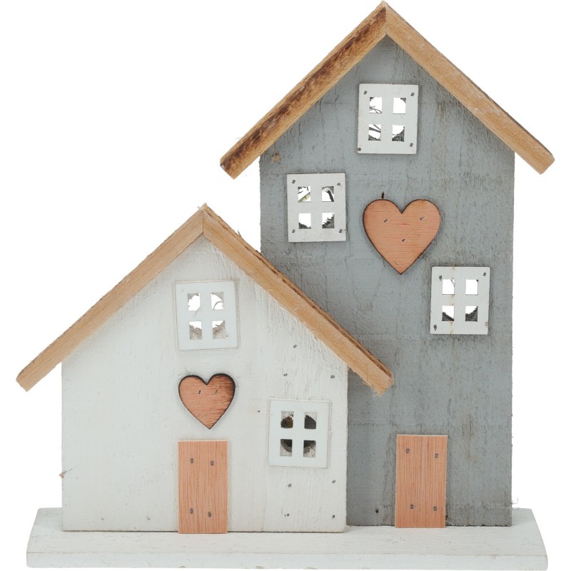 Illuminated House 28 Cm. Single Piece