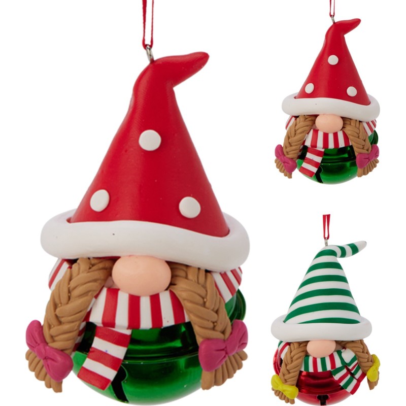 Hanging Gnome With Bell. Single Piece