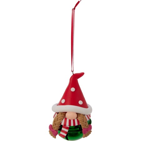 Hanging Gnome With Bell. Single Piece