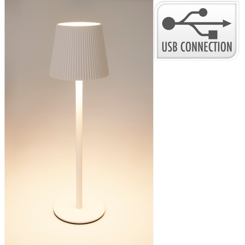 Rechargeable Led Table Lamp 10X36 Cm - White