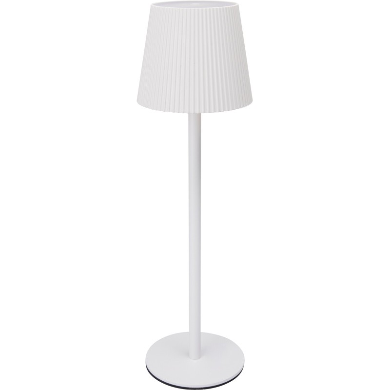 Lampada da Tavolo LED Ricaricabile 10x36 Cm - Bianco