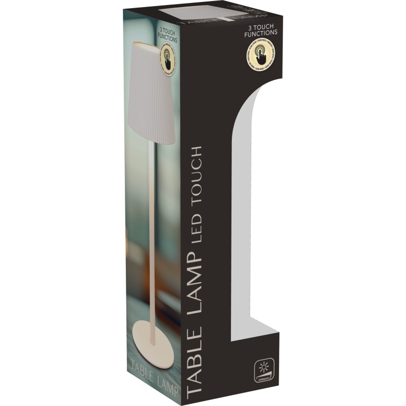 Rechargeable Led Table Lamp 10X36 Cm - White