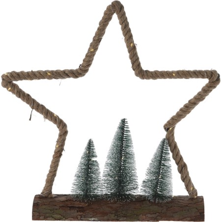 Rechargeable Led Christmas Figure 30Cm. Single Piece