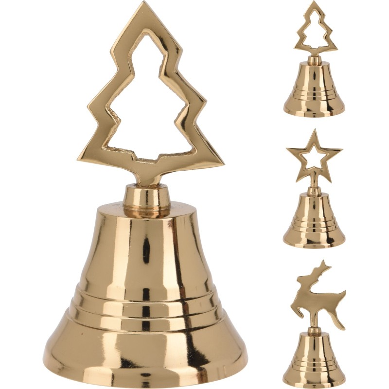 5X10Cm Gold Aluminum Bell. Single Piece