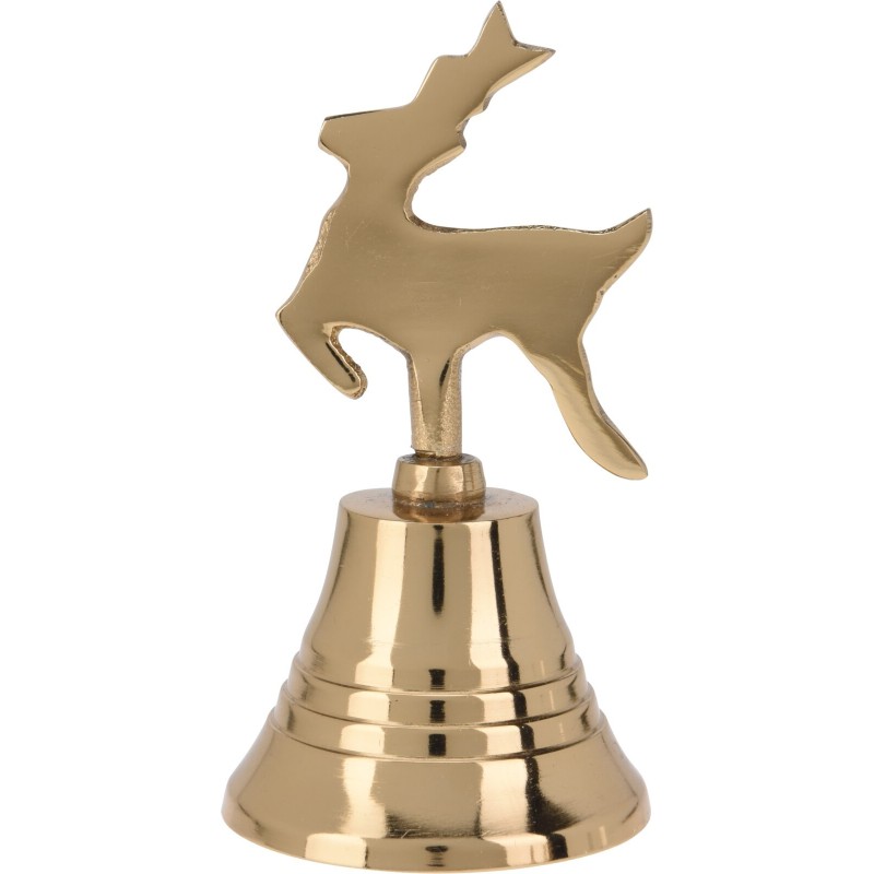 5X10Cm Gold Aluminum Bell. Single Piece