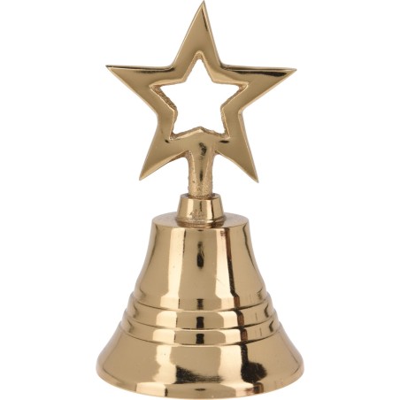 5X10Cm Gold Aluminum Bell. Single Piece