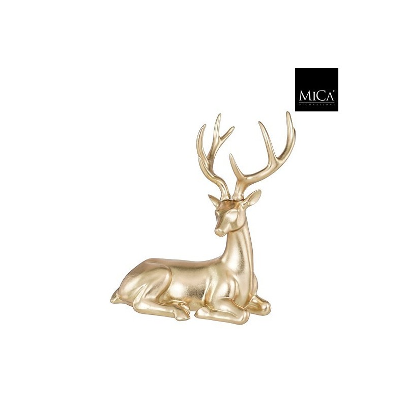 Champagne-colored reindeer 40 cm amagictree.com
