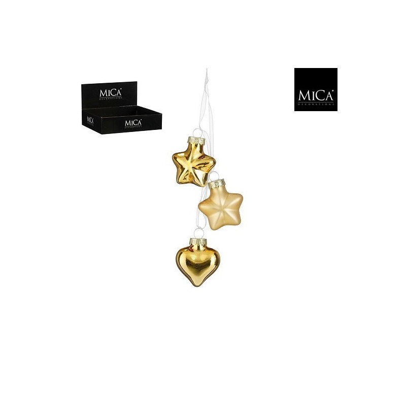 Gold Star or Heart. Single piece amagictree.com